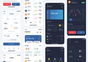 Crypto Market App UI Kit