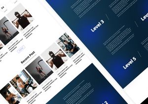 Biohack - Gym & Fitness Figma Template