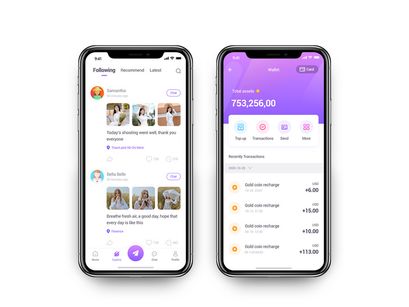 Stranger Chat - Purple social app UIkit
