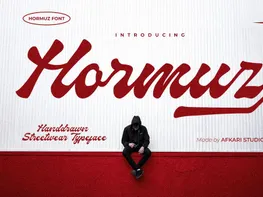 Hormuz - Bold Script Handwritten Streetwear Font preview picture
