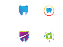 Dental abstract logo. Dental Health, dental care and dental clinic. Logo for health, dentist and clinic.