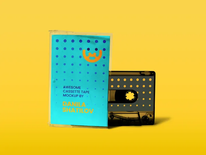 Cassette tape mockup FREE