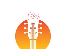 Guitar logo design icon and symbol vector inspiration