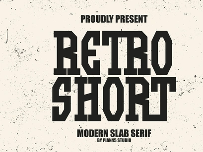 Retro Short - Modern Slab Serif