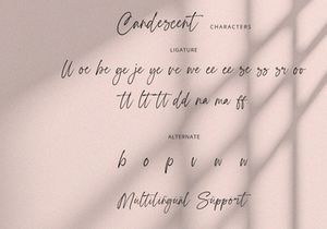 Candescent - Handwritten Font