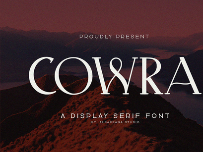 Cowra - Display Serif Font