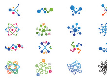 Molecule Dna Logo Health Vector
