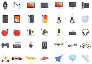 40+ Modern Technology Icons [Free Download]