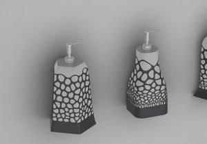 Parametric Bottle Soap Mockup and 3D model