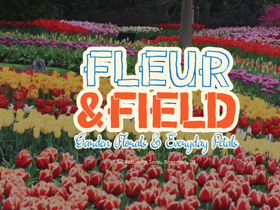 Petal Types | Fun Hand Drawn Font