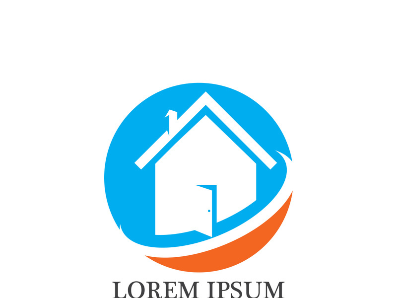 Real Estate home building , Property and Construction Logo design