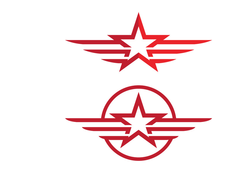 Star speed Concept Logo icon Illustration design template