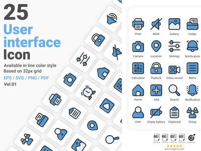 User Interface Icon Pack Vol.01
