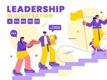 18 Business Leadership Illustration preview picture