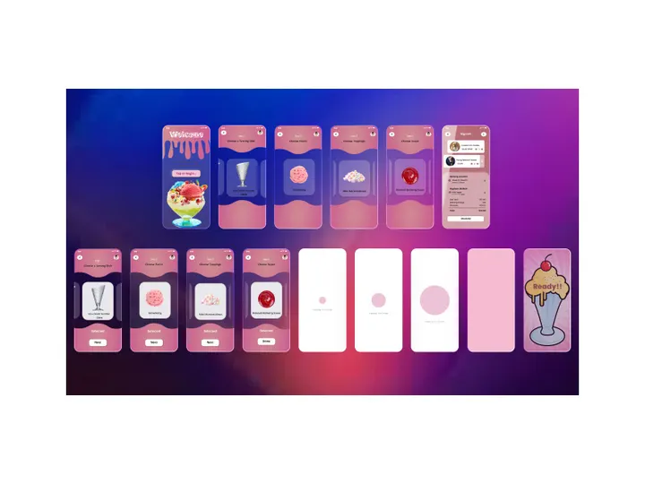 Build-Your-Own Ice Cream Sundae App