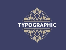 Vector Decorative Vintage Typography Ornament Elements, Greeting Card Design