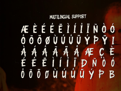 Last One Out | Display Horror Font