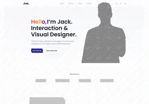 Sio - Personal Portfolio Website Figma Template