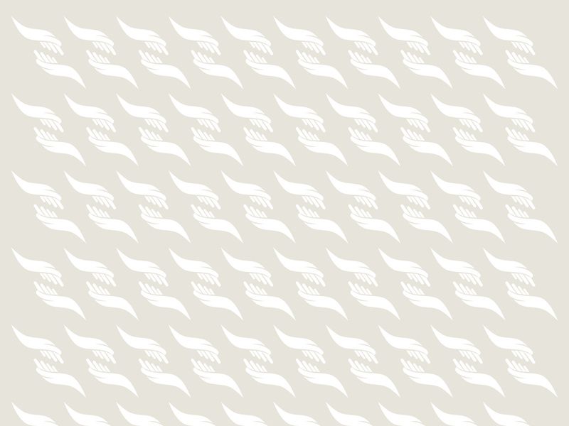 Seamless pattern hand care vector