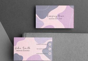 Abstract Business Card