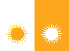 Sun vector illustration icon logo template design