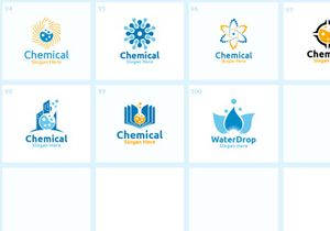 100 Science and Chemical Logo Bundle