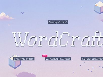 Word Craft | Premium Pixel Font