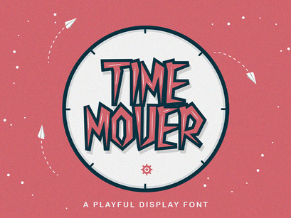 Time Mover - Playful Display Font