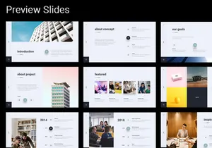 LYMO - Minimal Googleslide Presentation Template