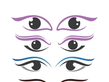 Branding Identity Corporate Eye Care vector logo design