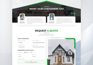 Window & Door Repair and Replacement Website UI Kit