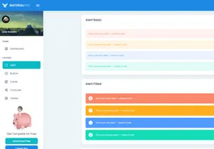 MaterialPro Free Vuetify Admin Dashboard Template