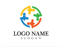 Community logo and symbol vector icon template