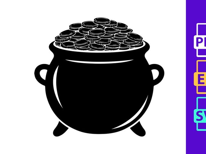 Pot of Gold Coins Icon