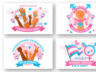 12 International Transgender Day of Visibility Illustration