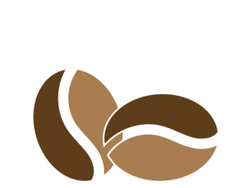 coffee bean icon vector illustration template preview picture