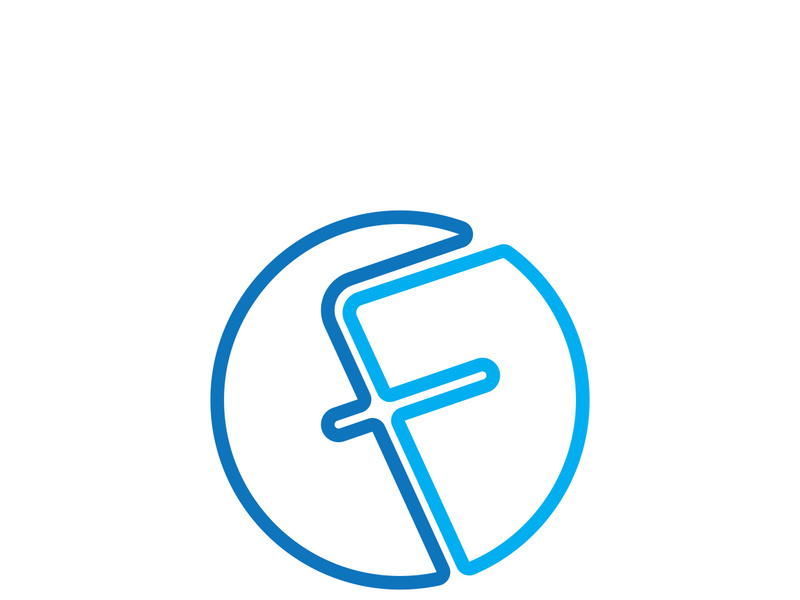 F Letter vector icon illustration design