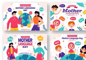 12 International Mother Language Day Illustration