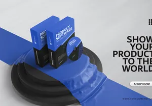 Free Stylish Software Box Mockup
