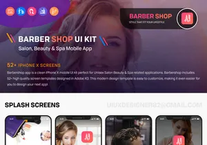 Barber Salon UI Kit