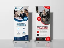 Leadership Training Workshop Roll Up Standee
