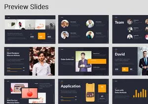 LORAN -  Animated Keynote Business Presentation Template (Yellow)