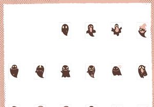 20 items format MP4 , PSD . Halloween ghost animation icons design art