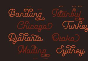 Leuthikline Beautiful Monoline Font