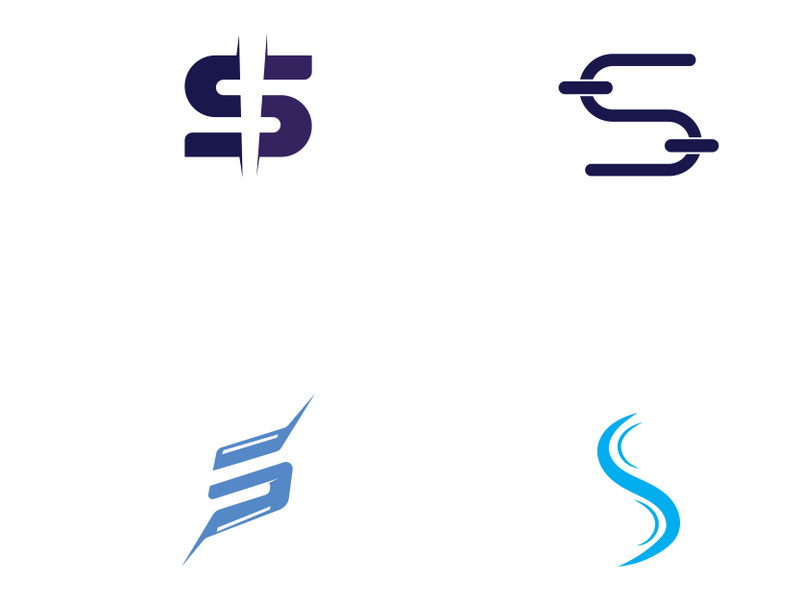 Initial letter S element abstract logo.