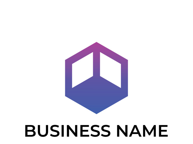 Abstract creative logo element is universal, can be used for business, brand, company, business card, property or building.