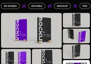 Table Tent Sign Mockup