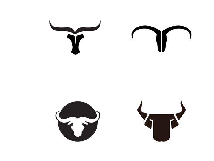 bulls head horn logo