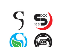 Business corporate S letter logo design vector