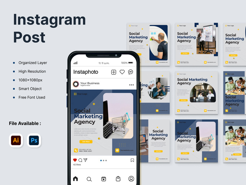 General Business Instagram Post Templates